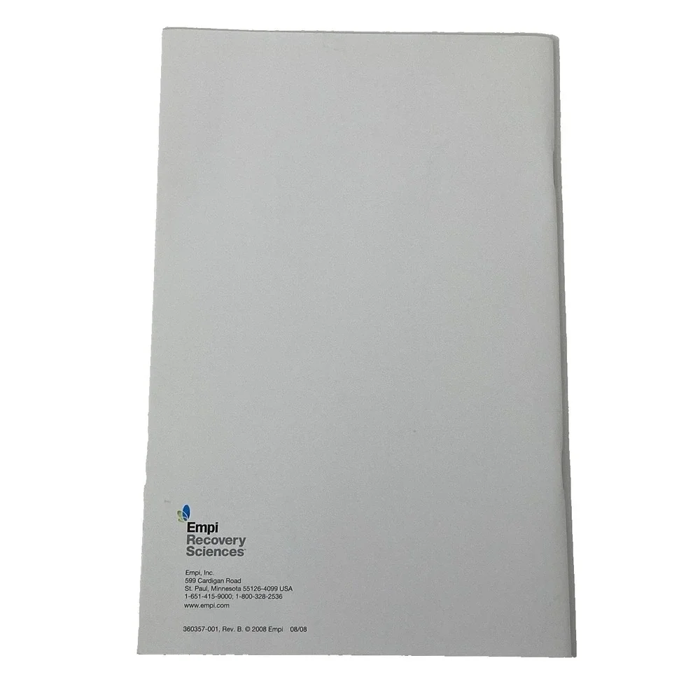 Select Pain Control User's Manual 2008‎ Empi Recovery Sciences